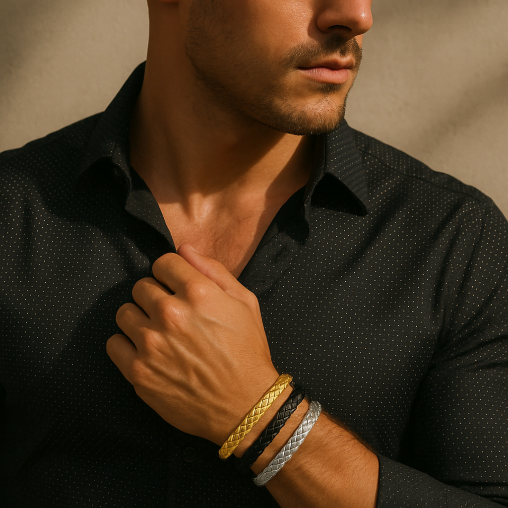 Stainless Steel Wire Woven Bracelet