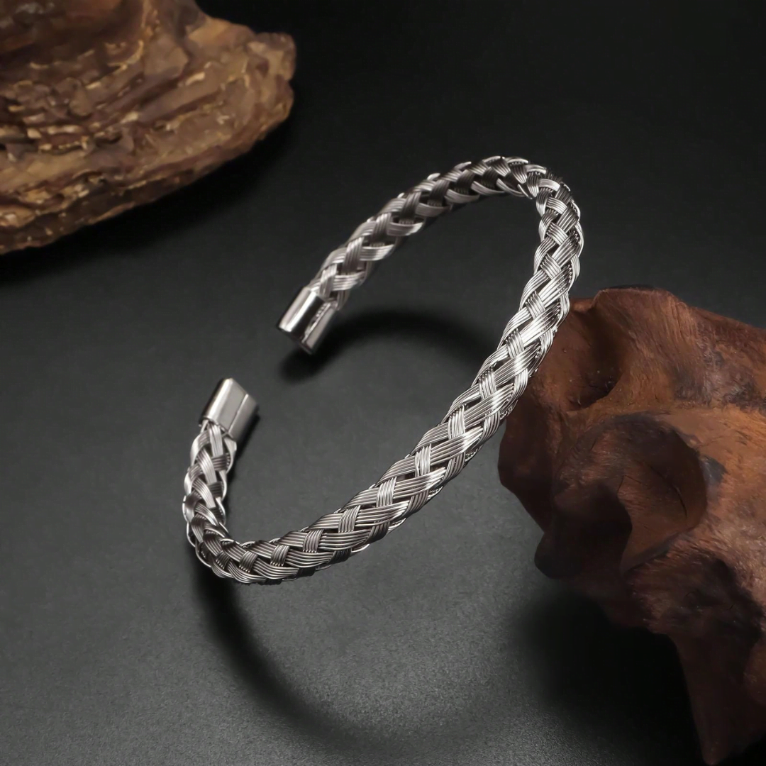 Stainless Steel Wire Woven Bracelet